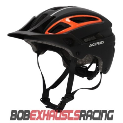 ACERBIS DOUBLEP MTB HELMET BLACK/ORANGE