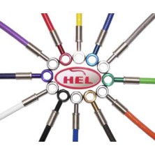 HEL PERFORMANCE REAR METAL HOSES