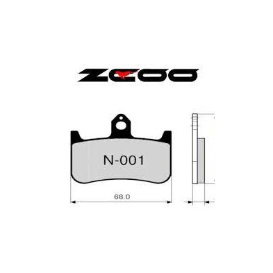 ZCOO PASTILLA DE FRENO N001 EX RACE