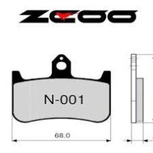 ZCOO BRAKE PADS N001 EXC ENDURANCE