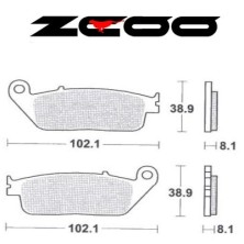 ZCOO BRAKE PADS N007 EX RACE