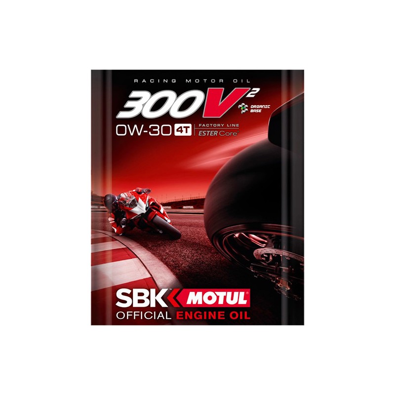 MOTUL 300V² 4T FACTORY LINE SBK 0W-30