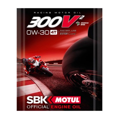 MOTUL 300V² 4T FACTORY LINE SBK 0W-30