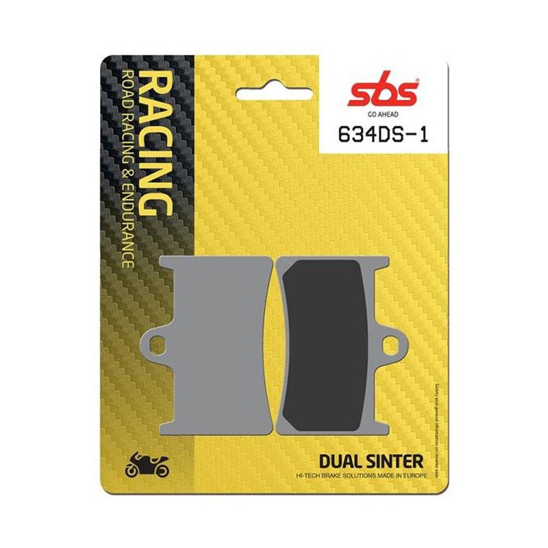 SBS BRAKE PADS DUAL SINTER 634-DS