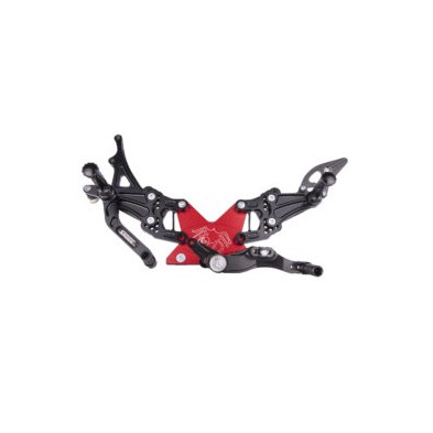 SPIDER REAR SETS HONDA CBR 600RR 07-17 WITH FOLD UP FOOTPEG