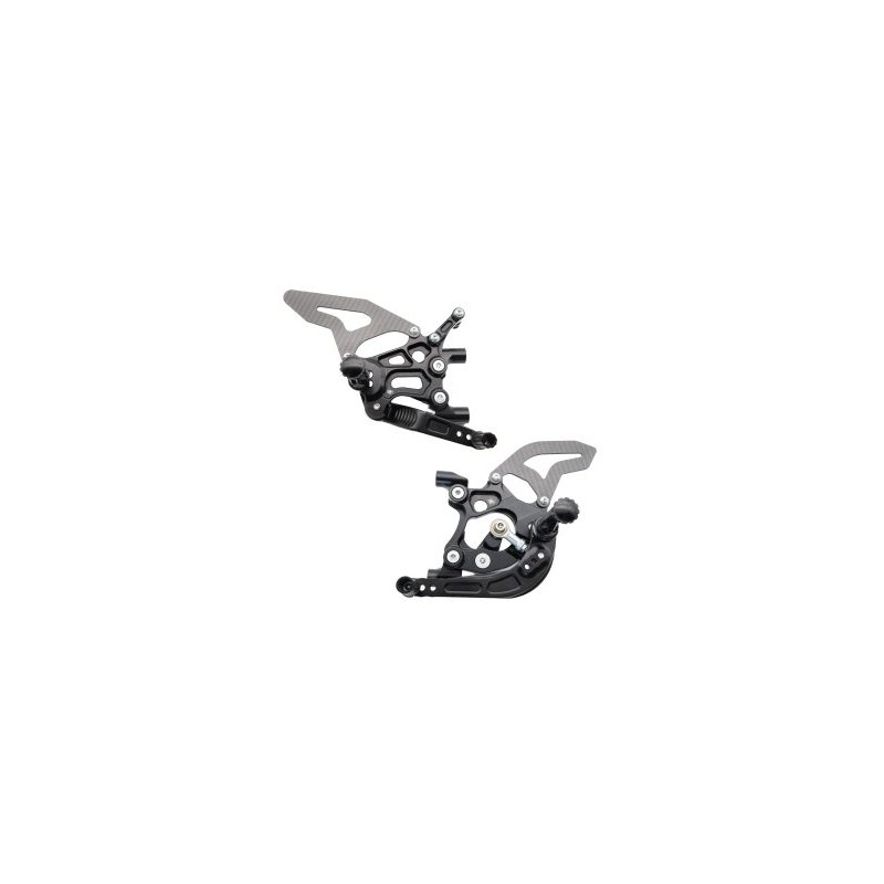 SPIDER SILVER REAR SETS DUCATI PANIGALE PANIGALE 899-959-1199-1299 12-