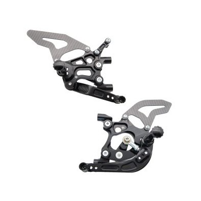 SPIDER SILVER REAR SETS DUCATI PANIGALE PANIGALE 899-959-1199-1299 12-
