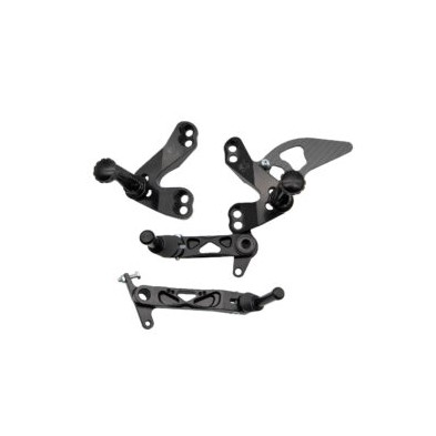SPIDER REAR SETS DUCATI STREETFIGHTER 1098 11-15 WITH FOLD UP FOOTPEG