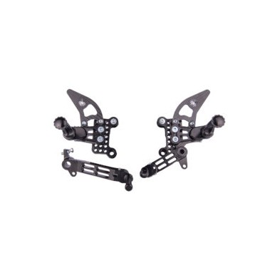 SPIDER REAR SETS DUCATI 848-1098-1198 07-11 WITH FOLD UP FOOTPEG