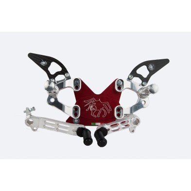 SPIDER  BLACK REAR SETS DUCATI 748-916-996-998