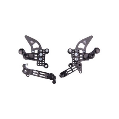 SPIDER REAR SETS DUCATI 999-749 WITH FOLD UP FOOTPEG