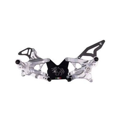 SPIDER SILVER REAR SETS KAWASAKI ZX10R 16-24