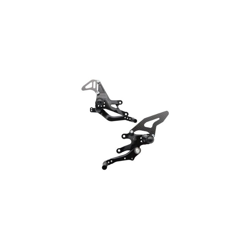 SPIDER SILVER REAR SETS YAMAHA R7 21-24