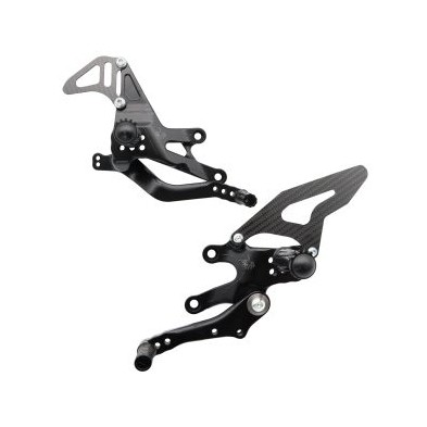 SPIDER SILVER REAR SETS YAMAHA R7 21-24