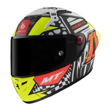 MT KRE+ CARBON SERGIO CARGIA A3 MATT HELMET SIZE S