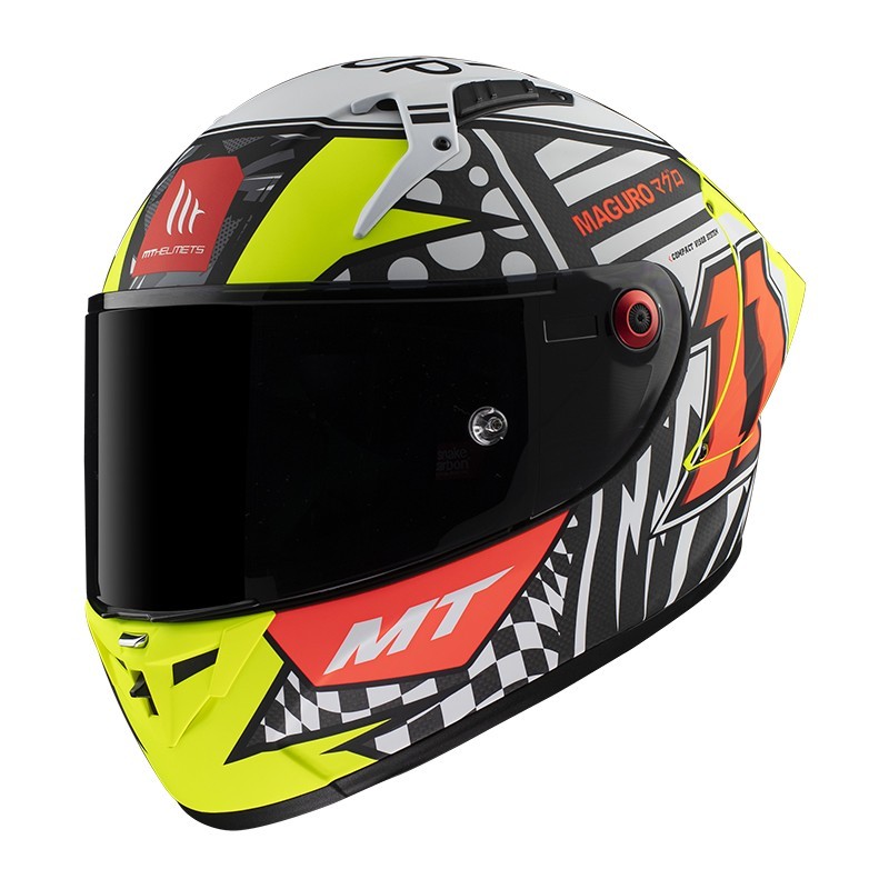 MT KRE+ CARBON SERGIO CARGIA A3 MATT HELMET SIZE S