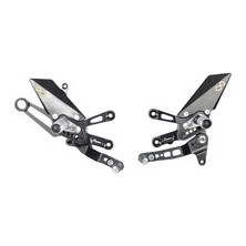 LIGHTECH REAR SETS APRILIA RSV4 18-23/ TUONO V4 18-24 WITH FIXED FOLD UP