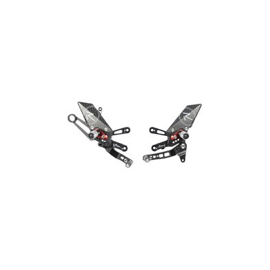 LIGHTECH REAR SETS APRILIA R VERSION RSV4 17-23/TUONO V4 17-24