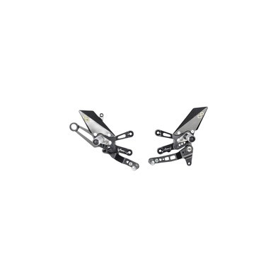 LIGHTECH REAR SETS RSV4 17-23/TUONO V4 17-24 WITH FOLD UP FOOT PEG