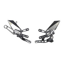 LIGHTECH REAR SETS APRILIA RSV4 18-23/ TUONO V4 18-24 WITH FIXED FOLD UP REVERSE SHIFT