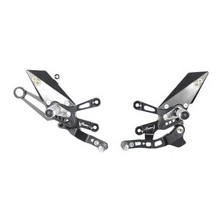 LIGHTECH REAR SETS RSV4 17-23/TUONO V4 17-24 WITH FOLD UP FOOT PEG REVERSE SHIFT