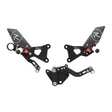 LIGHTECH REAR SETS BMW S1000R 14-16/S1000RR/HP4 09-14 REVERSE SHIFT R VERSION