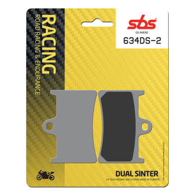 SBS BRAKE PADS DUAL SINTER 634-DS-2