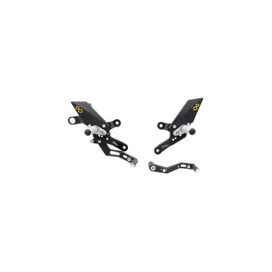 LIGHTECH REAR SETS HONDA CB 1000R 18-20 WITH FOLD UP FOOT PEG