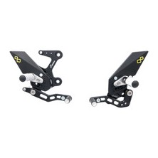 LIGHTECH REAR SETS KAWASAKI NINJA 400 18-23 WITH FOLD UP FOOT PEG