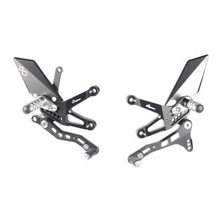 LIGHTECH REAR SETS KAWASAKI ZX10R 16-20 WITH FOLD UP FOOT PEG