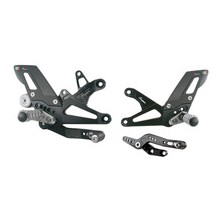 LIGHTECH REAR SETS TRIUMPH DAYTONA 675/765 13-21/ STREET TRIPLE 765 17-22