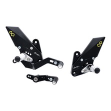 LIGHTECH REAR SETS YAMAHA MT-09/SP 21-23 WITH FOLD UP FOOT PEG