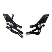 LIGHTECH REAR SETS YAMAHA R7 22-23 WITH FOLD UP FOOT PEG