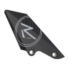 LIGHTECH CARBON HEEL GUARD WITH LOGO