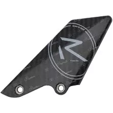 LIGHTECH CARBON HEEL GUARD LEFT SIDE WITH LOGO