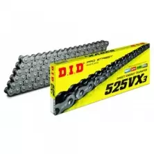 DID CHAIN 525 VX BY LINKS BLACK
