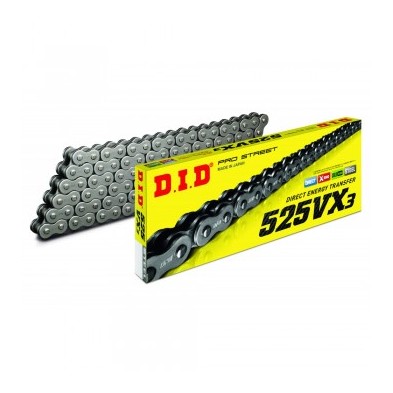DID CHAIN 525 VX BY LINKS BLACK