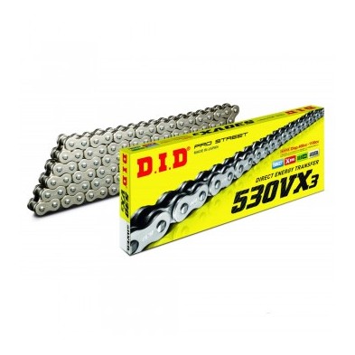 DID CHAIN 530 VX3 120 COLORED LINKS