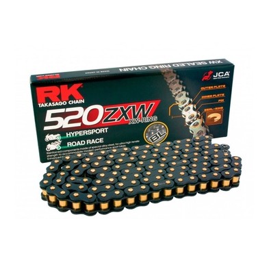 RK CHAIN 520ZXW BY LINKS GOLDEN