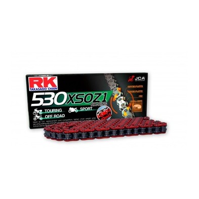 RK CHAIN 530ZXW BY LINKS COLORS