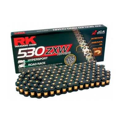 RK CHAIN 530ZXW BY LINKS COLORS