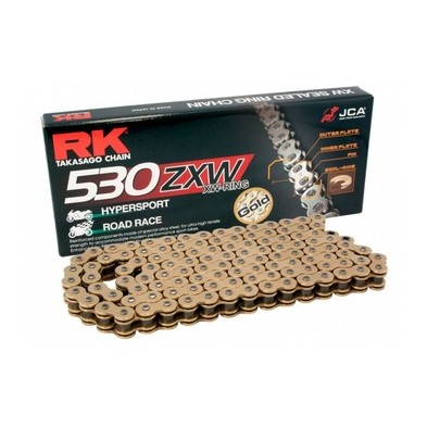 RK CHAIN 530ZXW BY LINKS COLORS