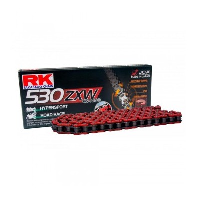 RK CHAIN 530ZXW BY LINKS COLORS