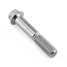 STAINLESS STEEL HEXAGONAL SCREW V4 RACING M10 X 125 MM 60 MM