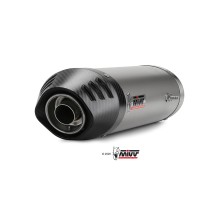 MIVV EXHAUST OVAL TITANIO CARBON CAP