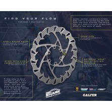 GALFER SHARK BIKE BRAKE DISC 160mm