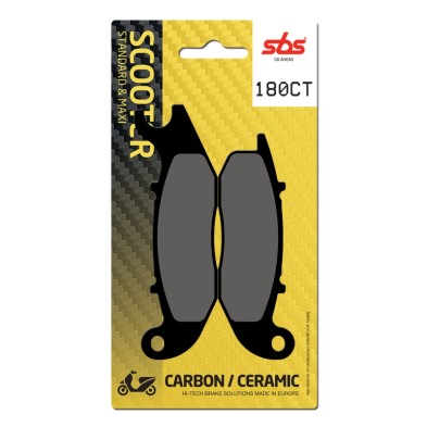 SCOOTER SBS CERAMIC CARBON PADS YAMAHA