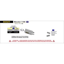 EXHAUST ARROW Street Thunder / Ducati Monster 1100 '09/10