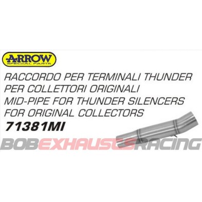 ARROW MID-PIPE 71381MI ARROW MID-PIPE 71381MI