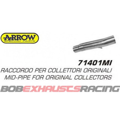 ARROW MID-PIPE 71401MI / CBF 600 S '08/13